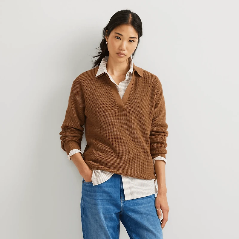 Signature Johnny Collar Sweater