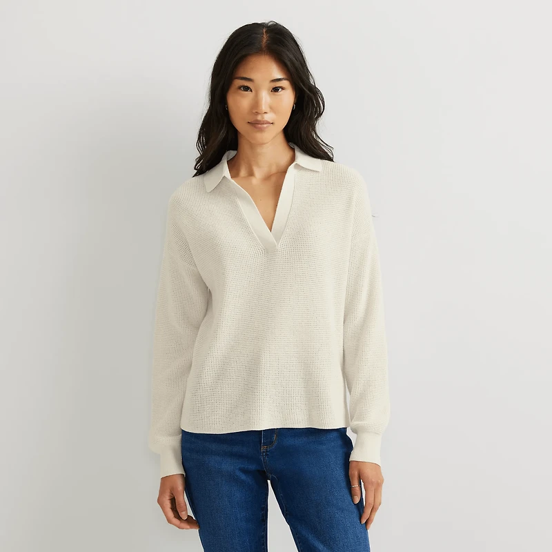 Signature Johnny Collar Sweater