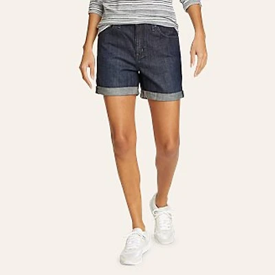 Women's Boyfriend Rolled Denim Shorts