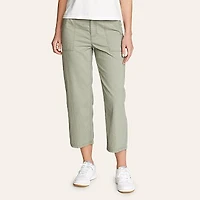 Women's Cropped Dobby Stripe Pants