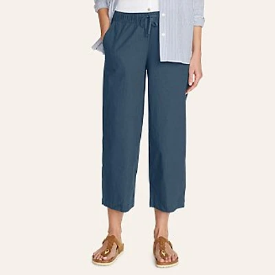Women's Wave Break Pull-On Wide-Leg Cropped Pants