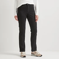 Venture Stretch Fleece-Lined Slim Straight Leg Jeans