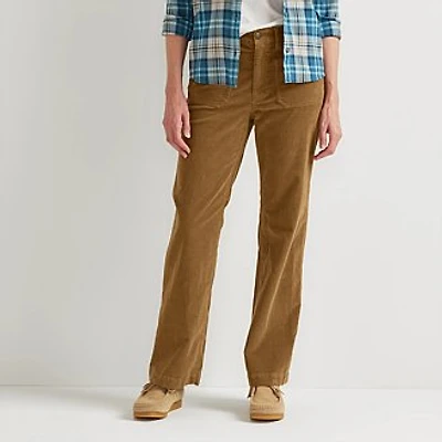 Women's True Icon Stretch Straight Leg Corduroy Pants