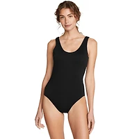 Textured One-Piece Swimsuit