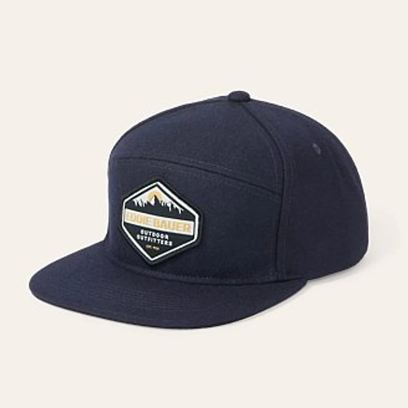 Graphic Wool-Blend 5-Panel Cap