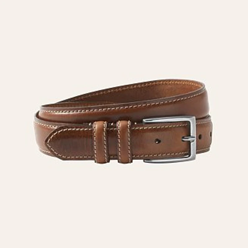 Men's Feather Edge Leather Belt