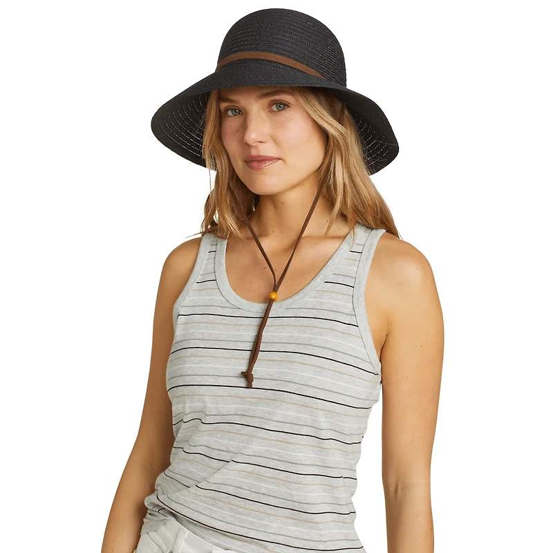 Packable Straw Hat - Wide Brim