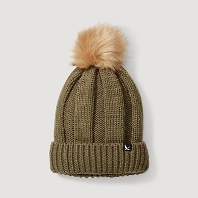 Women's Faux Fur Pom Beanie