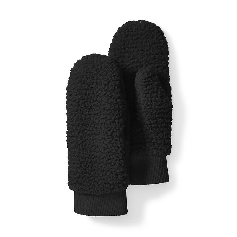 Faux Shearling Mittens