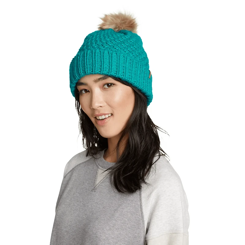 Cabin Faux Fur Pom Beanie