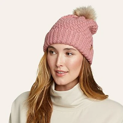 Women's Cabin Faux Fur Pom Beanie