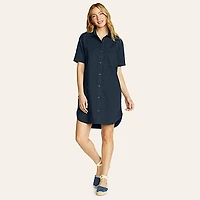 Women's Everyday Cotton Shirt Dress