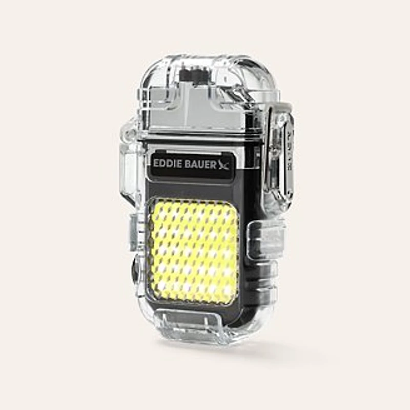 Rechargeable Dual Arc Lighter With COB Light