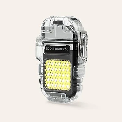 Rechargeable Dual Arc Lighter With COB Light