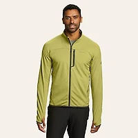Men's High Route Grid Fleece Full-Zip Mock Neck