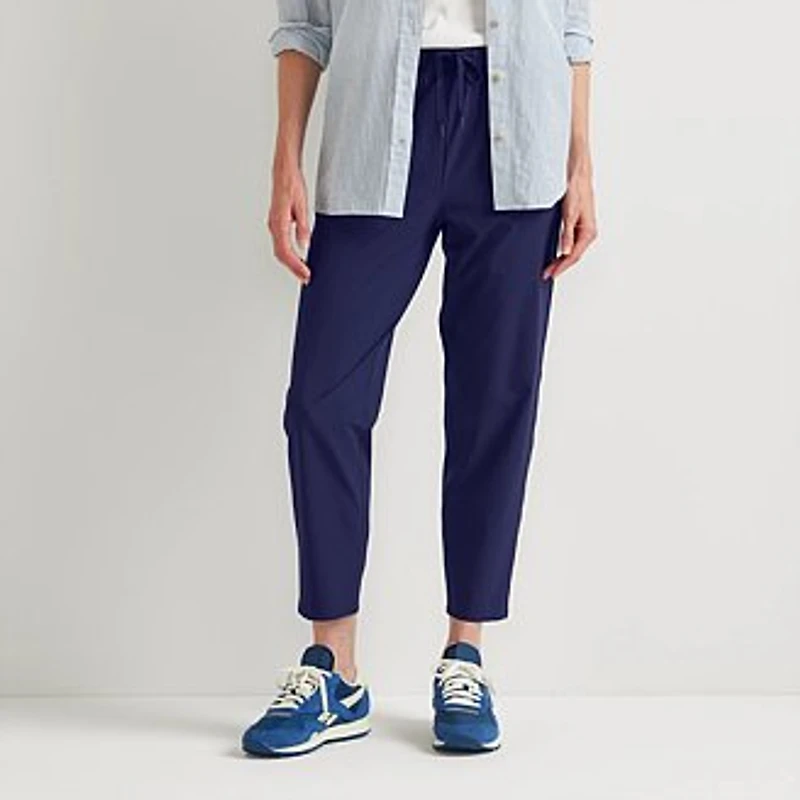 Women's Departure Stretch Tie-Front Ankle Pants