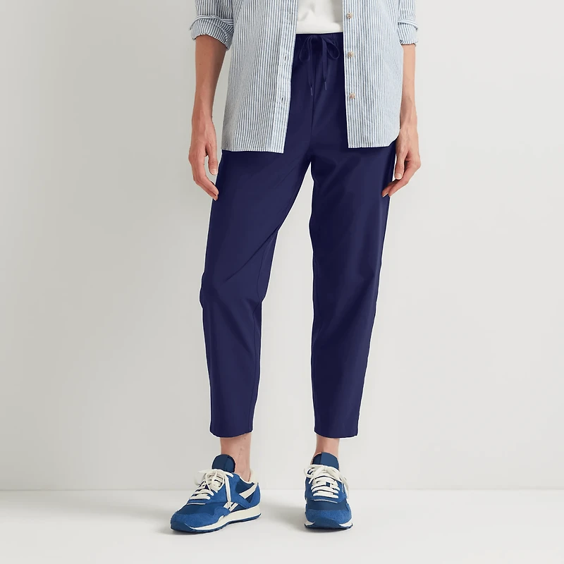 Departure Stretch Tie-Front Ankle Pants