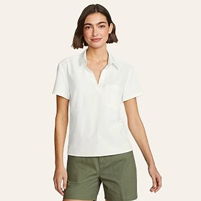 Women's Departure Short-Sleeve Collared T-Shirt