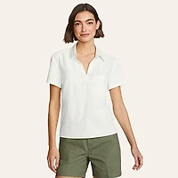 Women's Departure Short-Sleeve Collared T-Shirt