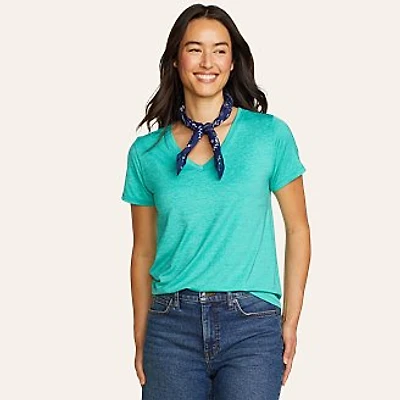 Women's Resolution Stretch Short-Sleeve V-Neck T-Shirt
