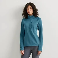 Women's High Route Grid Fleece-Lined 1/4-Zip Pullover