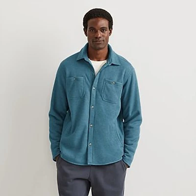 Men's Faux Shearling-Lined Thermal Shirt