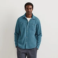 Men's Faux Shearling-Lined Thermal Shirt