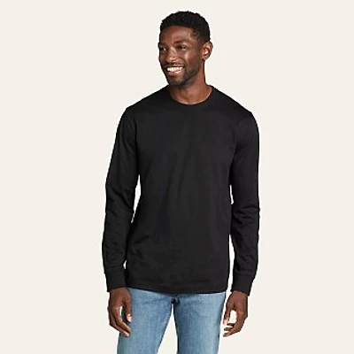 Men's Legend Wash 100% Cotton Long-Sleeve Classic T-Shirt