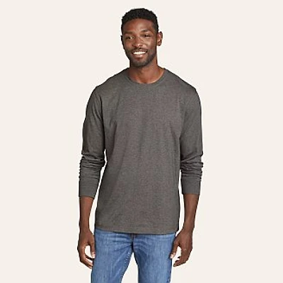 Men's Legend Wash 100% Cotton Long-Sleeve Classic T-Shirt