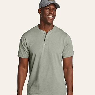 Men's Short-Sleeve Baja Henley