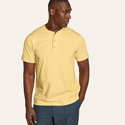 Men's Short-Sleeve Baja Henley
