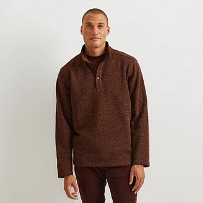 Men's Radiator Fleece 2.0 Snap Mock Pullover