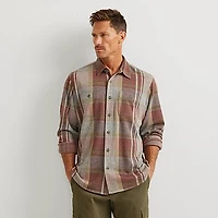 Men's Soft Knit Button Down Shirt