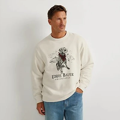 Men's Vintage Soft Dog Crew