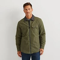 Men's Eddie's Favorite Faux Shearling-Lined Flannel Shirt Jacket