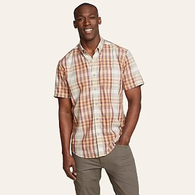 Men's Tidelands Short-Sleeve Yarn-Dyed Textured Shirt