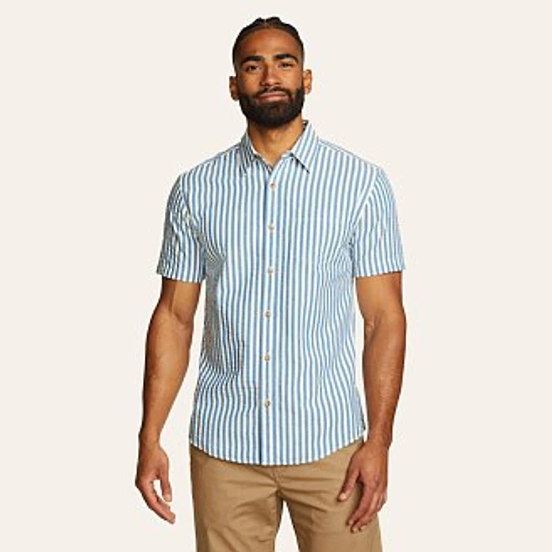 Men's Camano Seersucker Shirt