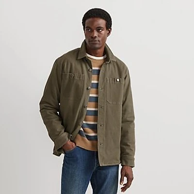 Men's Mountain Flex Fleece-Lined Canvas Shirt Jacket