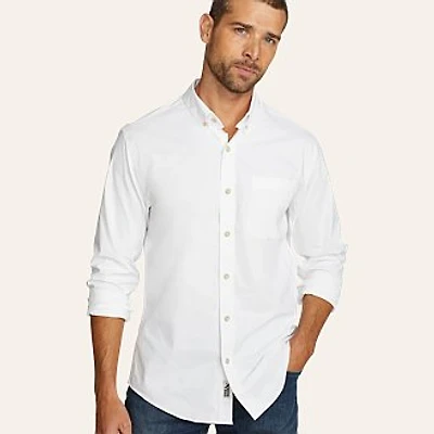 Men's Voyager Flex Long-Sleeve Dress Shirt