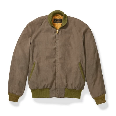 1970s Shawl Collar Suede Down Jacket