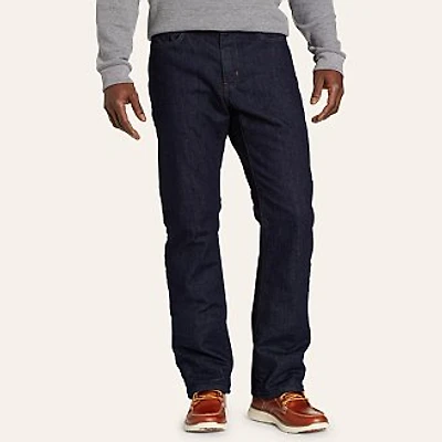 Men's Field Flex Flannel-Lined Straight Jeans