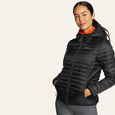 Women's Microlight Down Hooded Jacket