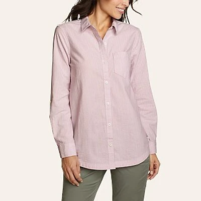 Women's Long-Sleeve Sunray Seersucker Shirt