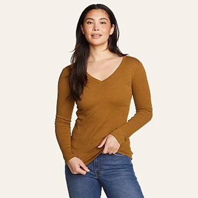 Women's Stine's Long-Sleeve V-Neck T-Shirt