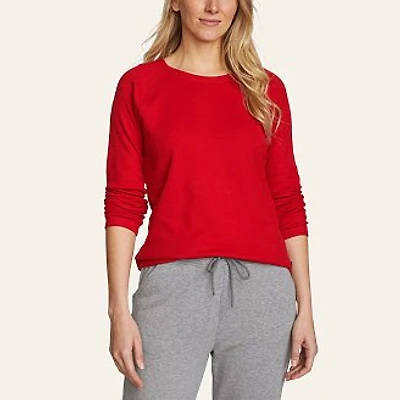 Women's Thermal Raglan Long-Sleeve Crew