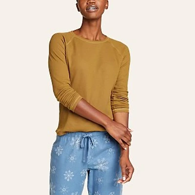 Women's Thermal Raglan Long-Sleeve Crew