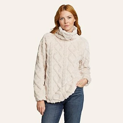 Women's Fast Fleece Plush Cable Fleece