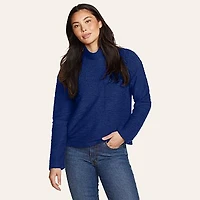 Women's Ridgeline Mock Neck French Terry Sweatshirt