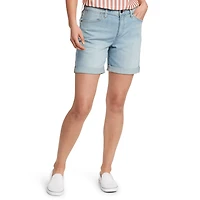 Boyfriend Denim Shorts - Relaxed Fit