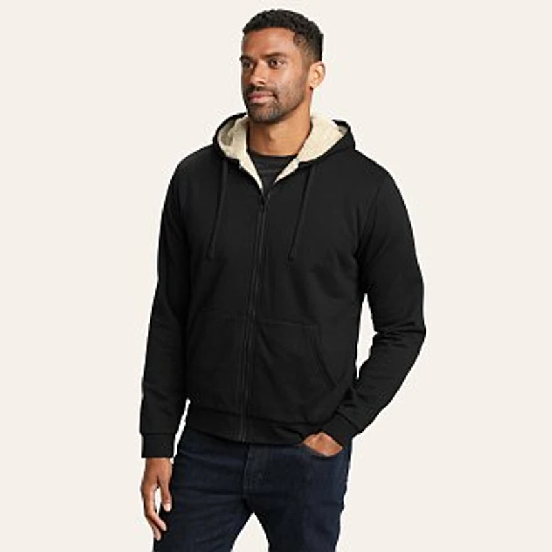 Men's Everyday Fleece Full-Zip Faux Shearling-Lined Hoodie